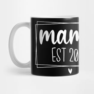 Mama Mom Est 2024 Promoted To Mommy 2024 Mug